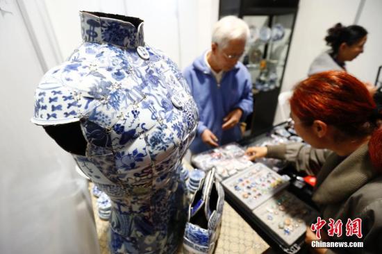 資料圖：第十三屆中國(guó)北京國(guó)際文化創(chuàng)意產(chǎn)業(yè)博覽會(huì)開(kāi)幕現(xiàn)場(chǎng)。<a target='_blank' href='http://www.chinanews.com/'>中新社</a>記者 富田 攝