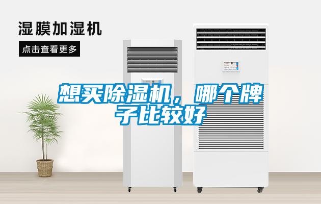 想買除濕機，哪個牌子比較好