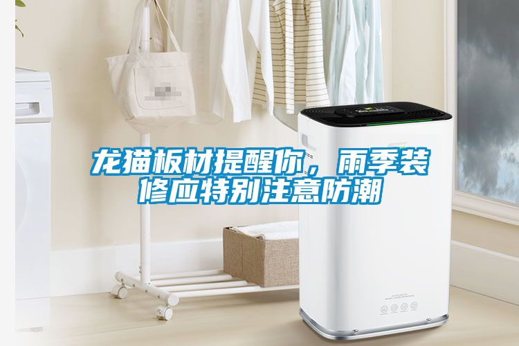 龍貓板材提醒你，雨季裝修應特別注意防潮
